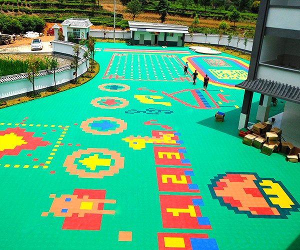 幼兒園懸浮拼接地板
